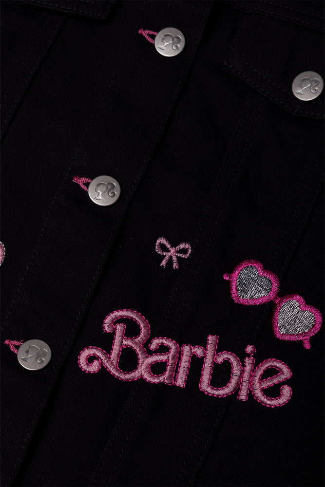 Barbie Denim Jacket Black