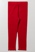 Rib Leggings Red (2)