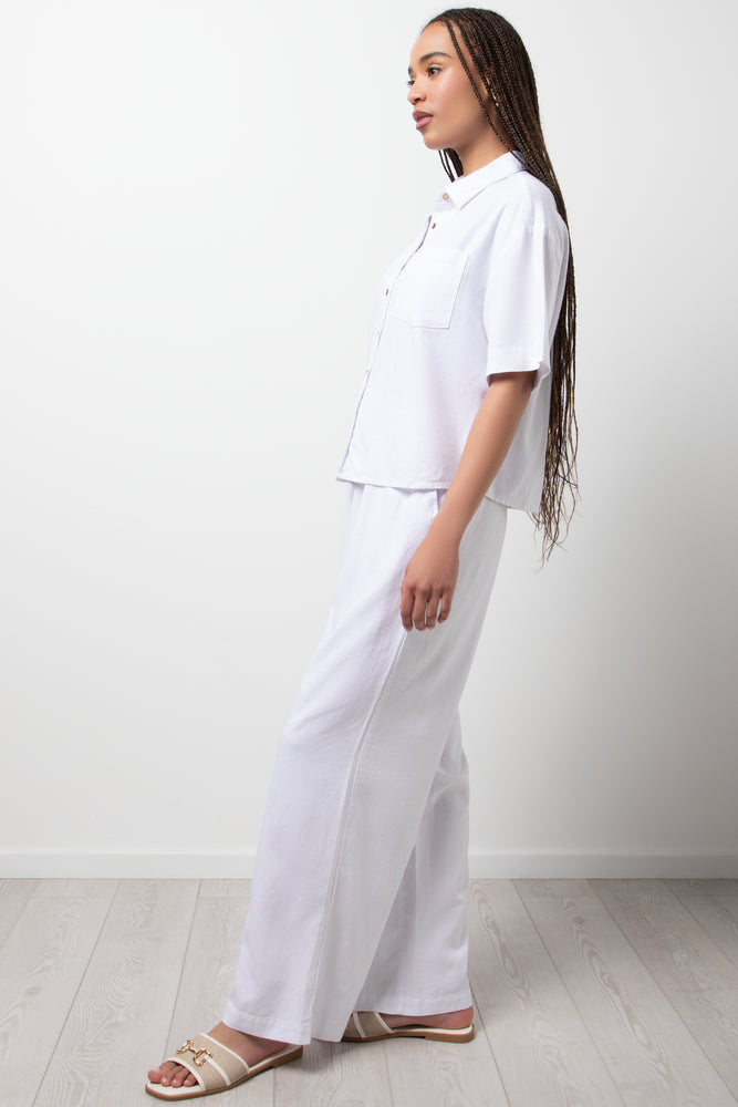 Ballerina Short Sleeve Shirt White (1)