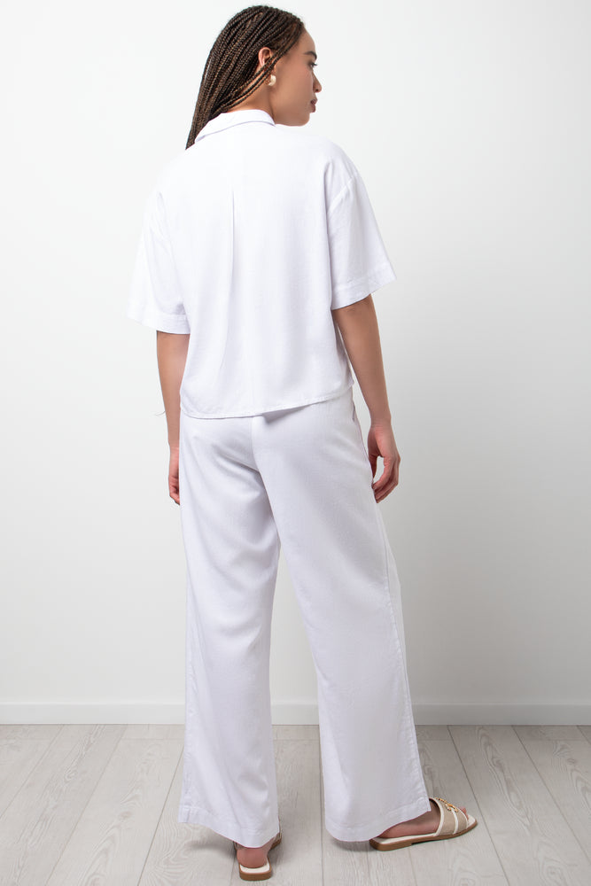 Ballerina Short Sleeve Shirt White (2)