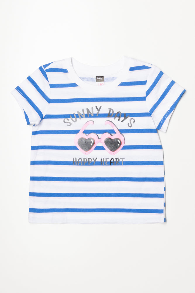 Stripe T-Shirt Blue