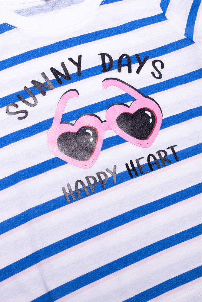 Stripe T-Shirt Blue