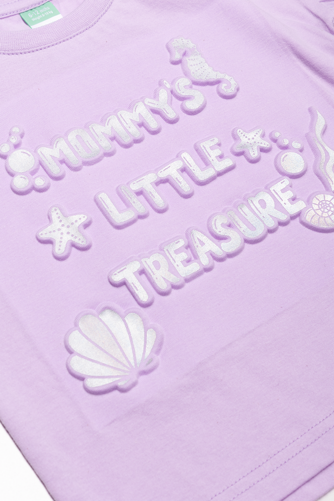 Dropped Shoulder T-Shirt Lilac
