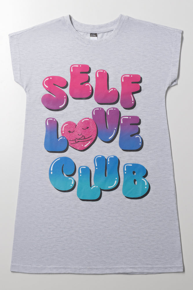 Self Love Club Sleepshirt Grey