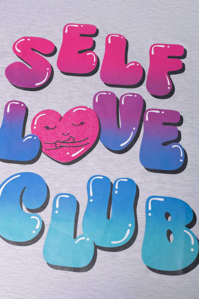 Self Love Club Sleepshirt Grey