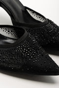 Mesh Pointy Heels Black (2)