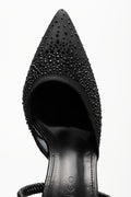 Mesh Pointy Heels Black (4)