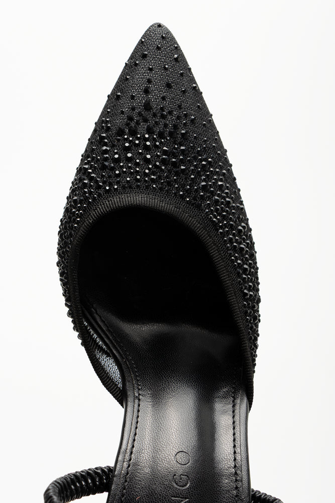 Mesh Pointy Heels Black (4)