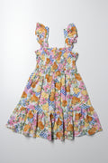 Smocked Bodice Dress Multi