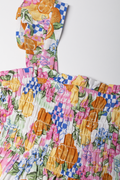 Smocked Bodice Dress Multi (1)