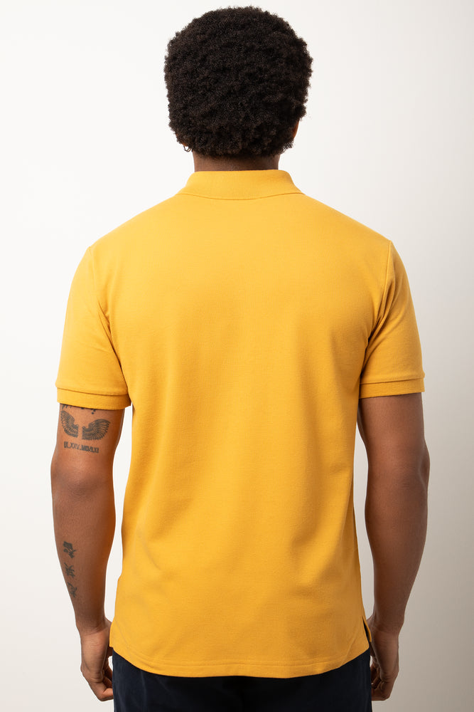 Short Sleeve Golfer Yellow (2)