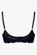 Plus Size 2 Pack Lace Non Padded Underwire Bras Navy And Blue (3)