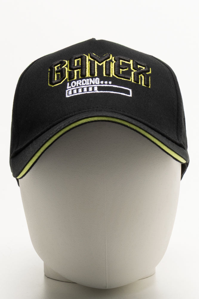 Gamer Peak Cap Black