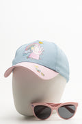 Peppa Pig Cap And Sunglasses Set Pink And Blue