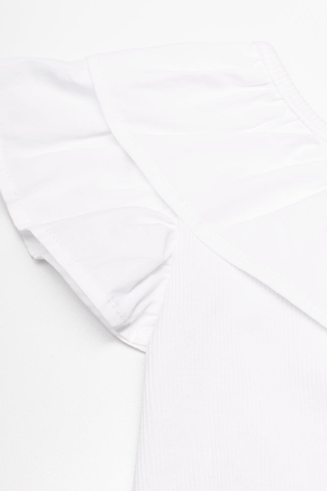 Frill Top White