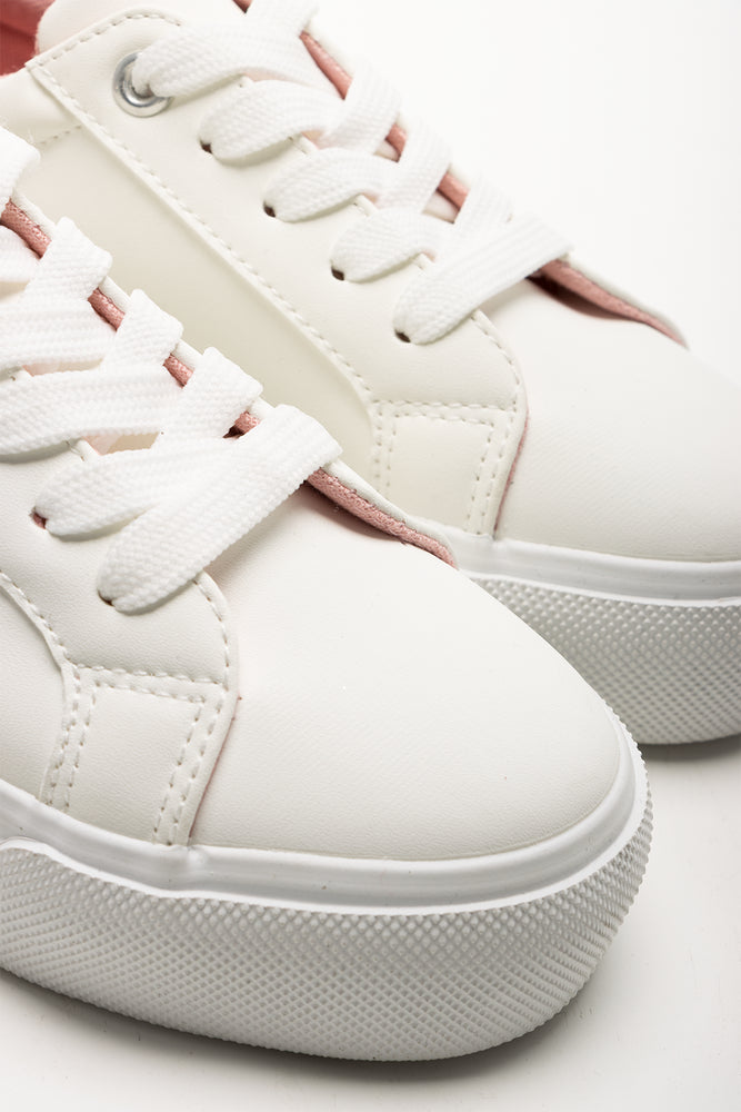 Butterfly Charm Sneakers White (2)