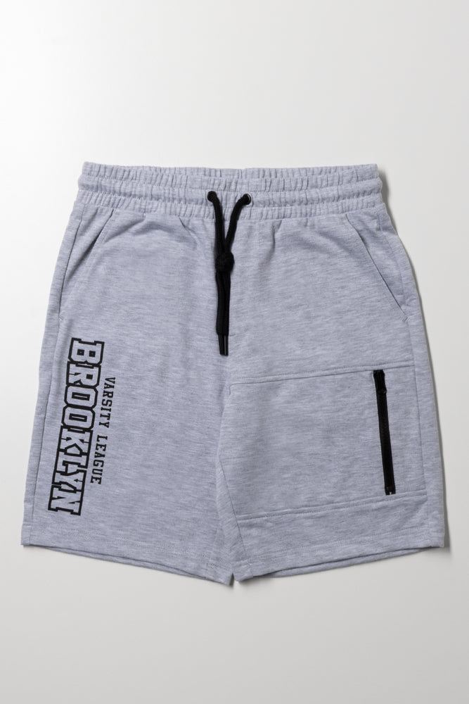 Knit Shorts Grey | Shorts | Ackermans