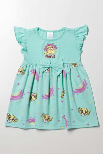 Lion King Bow Dress Blue