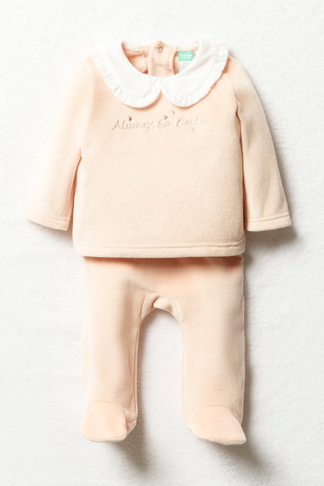 Velour Set Pink
