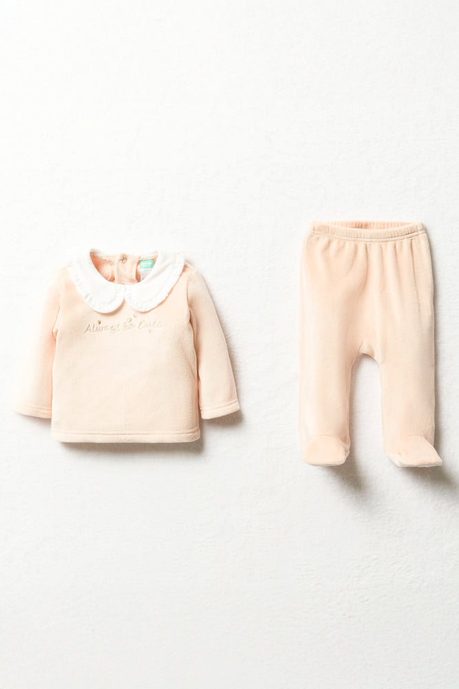 Velour Set Pink (2)