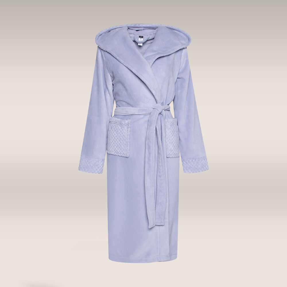 Hooded Gown Purple