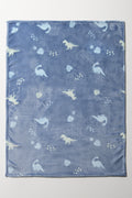 Dinosaur Blanket Blue (2)
