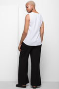 Sleeveless Top White (2)