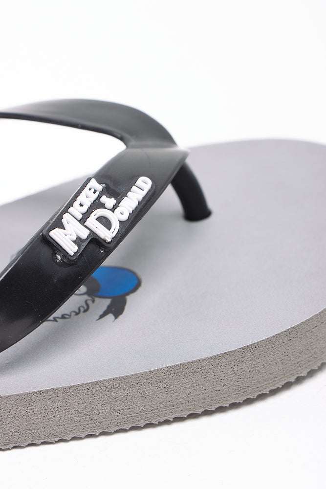 Mickey And Donald Flip Flop Grey (3)