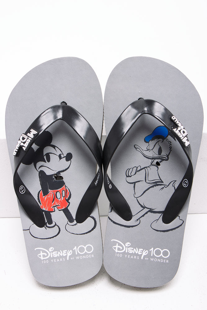 Mickey And Donald Flip Flop Grey (4)