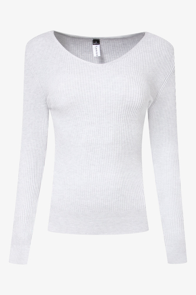Rib Jersey Light Grey