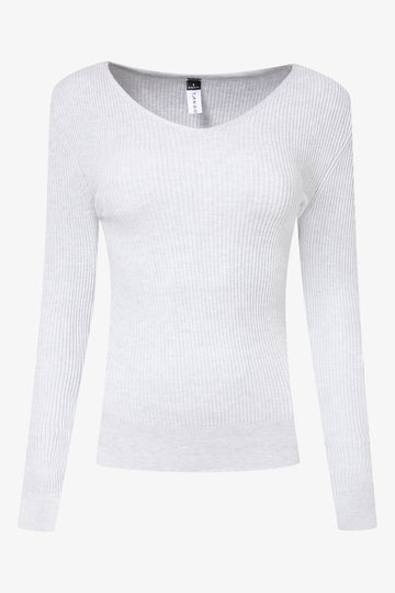 Rib Jersey Light Grey