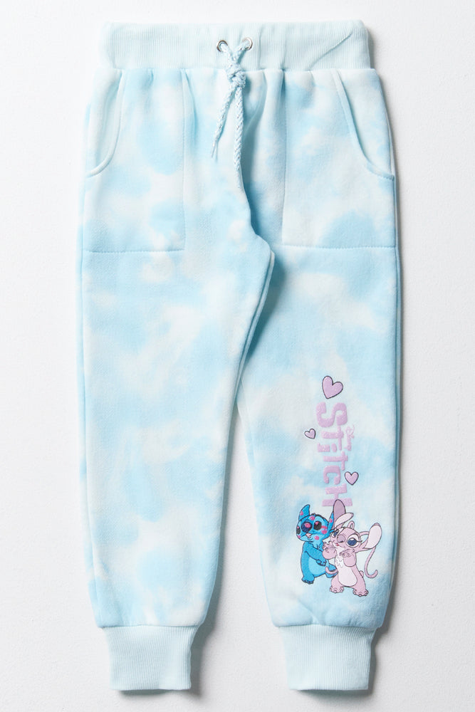 Lilo And Stitch Tie Dye Trackpants Blue