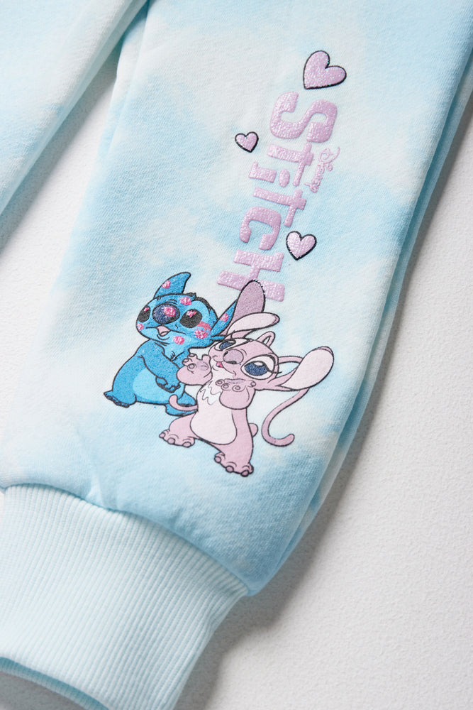 Lilo And Stitch Tie Dye Trackpants Blue