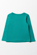 Hearts Long Sleeve T-Shirt Blue (2)