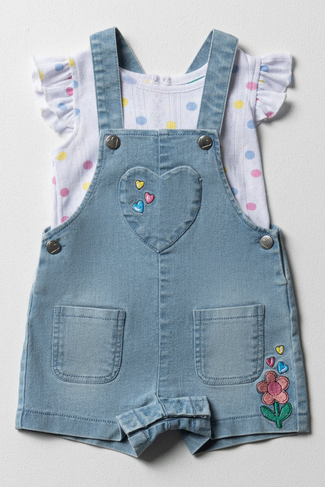 Dungaree Set Blue