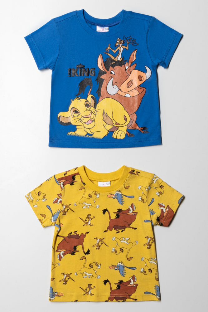 The Lion King 2 Pack T-Shirts Blue And Yellow
