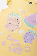 Short Pyjamas Set Yellow (1)