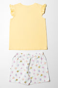 Short Pyjamas Set Yellow (3)