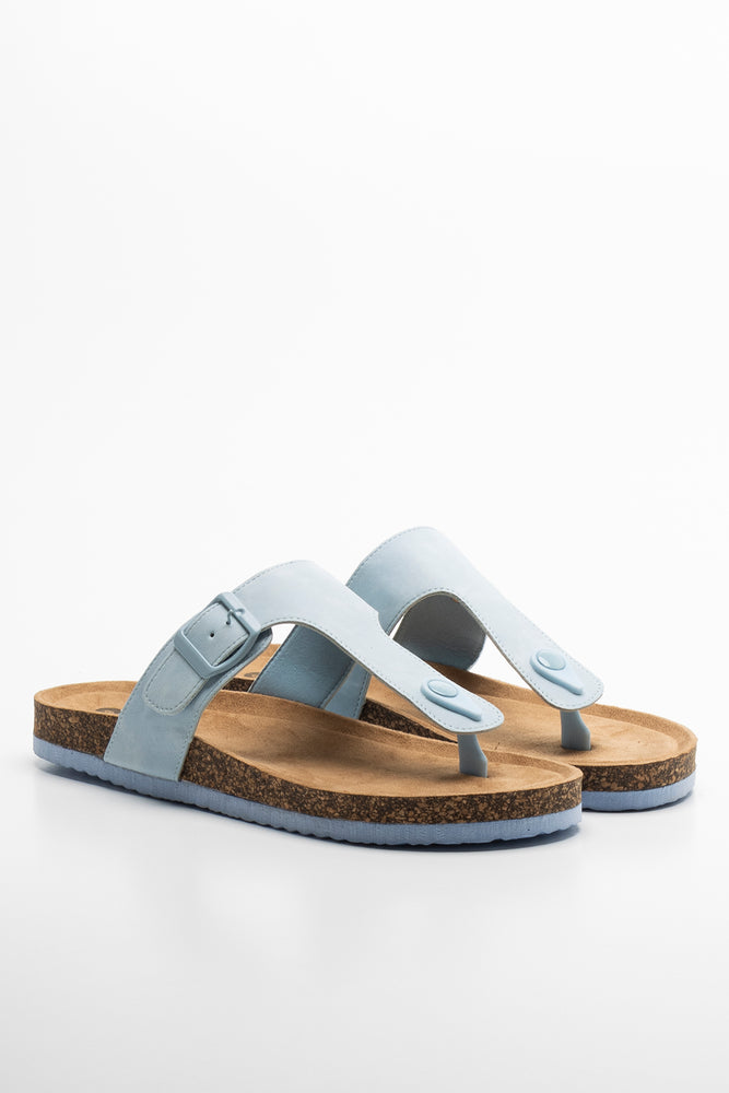 Cork Sandal Blue