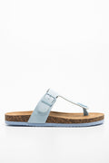 Cork Sandal Blue (1)