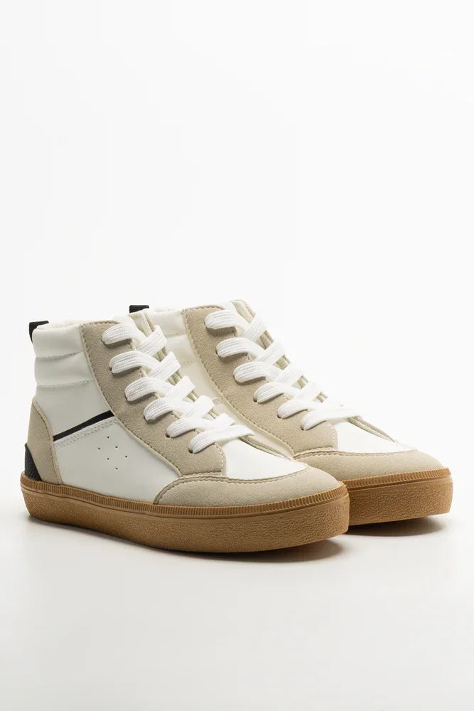 HighTop Sneakers White Shoes Ackermans HighTop Sneakers White Shoes Ackermans