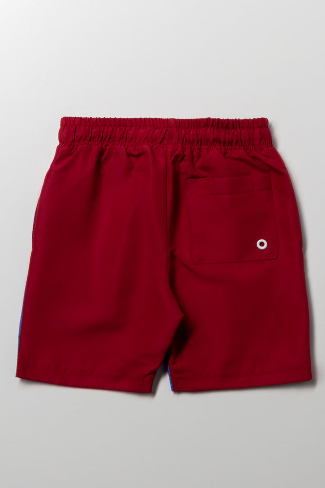 Paw Patrol Swim Shorts Red And Blue (3)