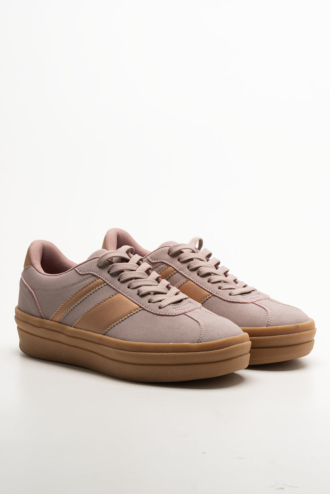 Platform Gum Sneakers Pink