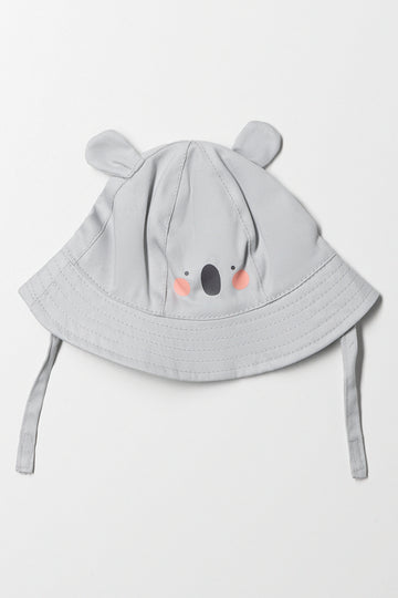 Koala Bucket Hat Grey