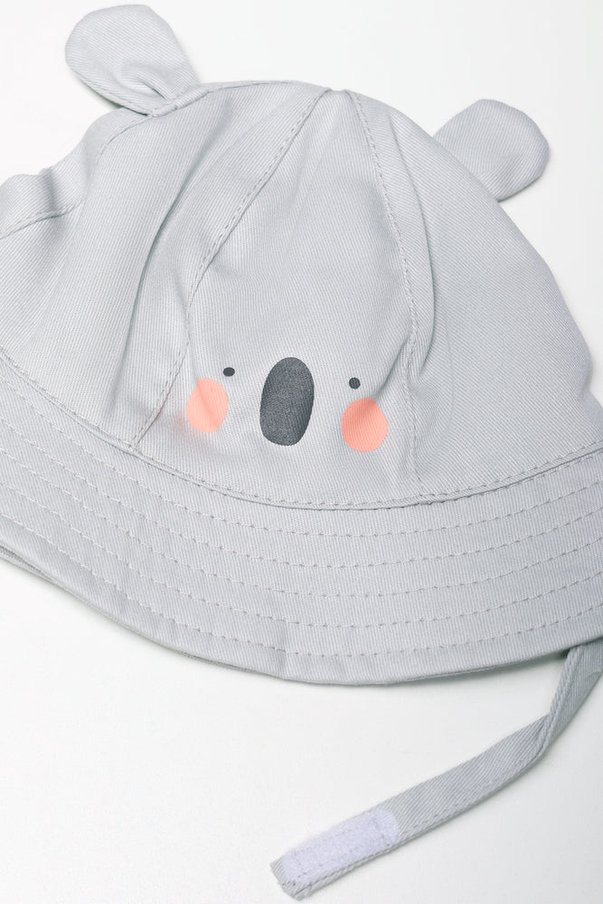 Koala Bucket Hat Grey (1)