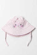 Bunny Polka Dot Hat Pink