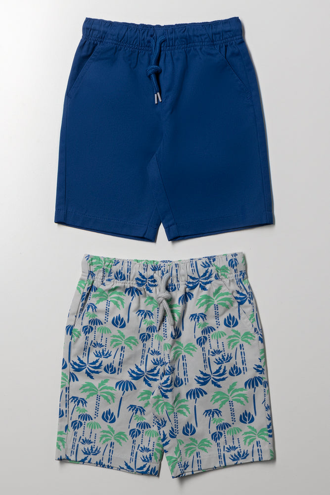 2 Pack Shorts Navy