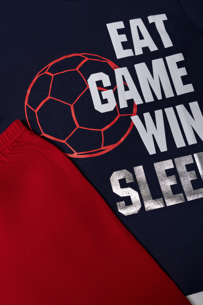 2 Pack Pyjamas Red And Navy (2)