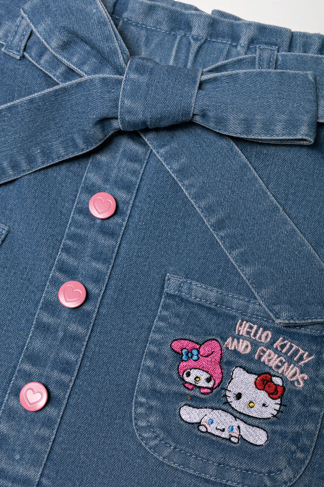 Hello Kitty T-Shirt And Skirt Set Pink (2)