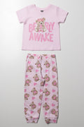 Bearly Awake Pyjamas Pink